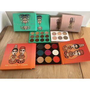 3 NEW Juvia's Place The Nudes The Nubian The Festival Eyeshadow Palette Lot